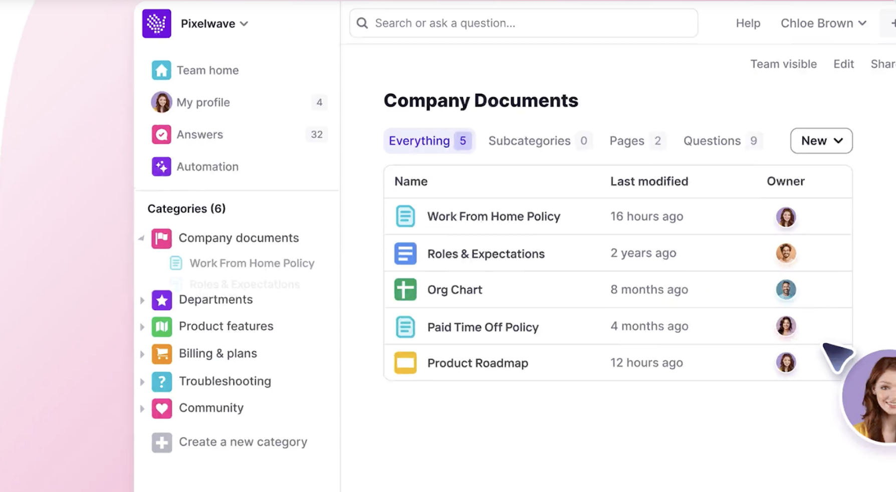 tettra knowledge management tool